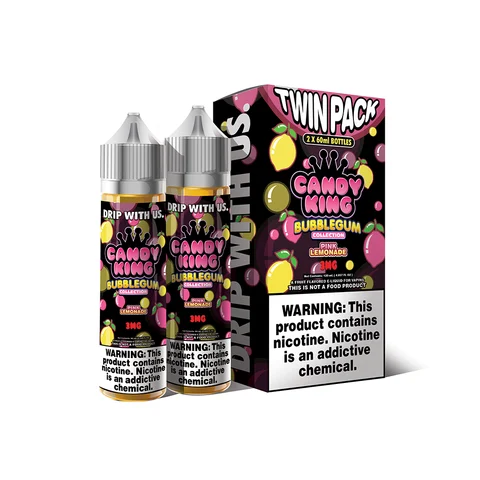 Pink Lemonade by Candy King Bubblegum Collection - Twin Pack - 2x 60mL