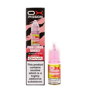 Pink Lemon Bubbly Nic Salt E-Liquid by Oxva Ox Passion