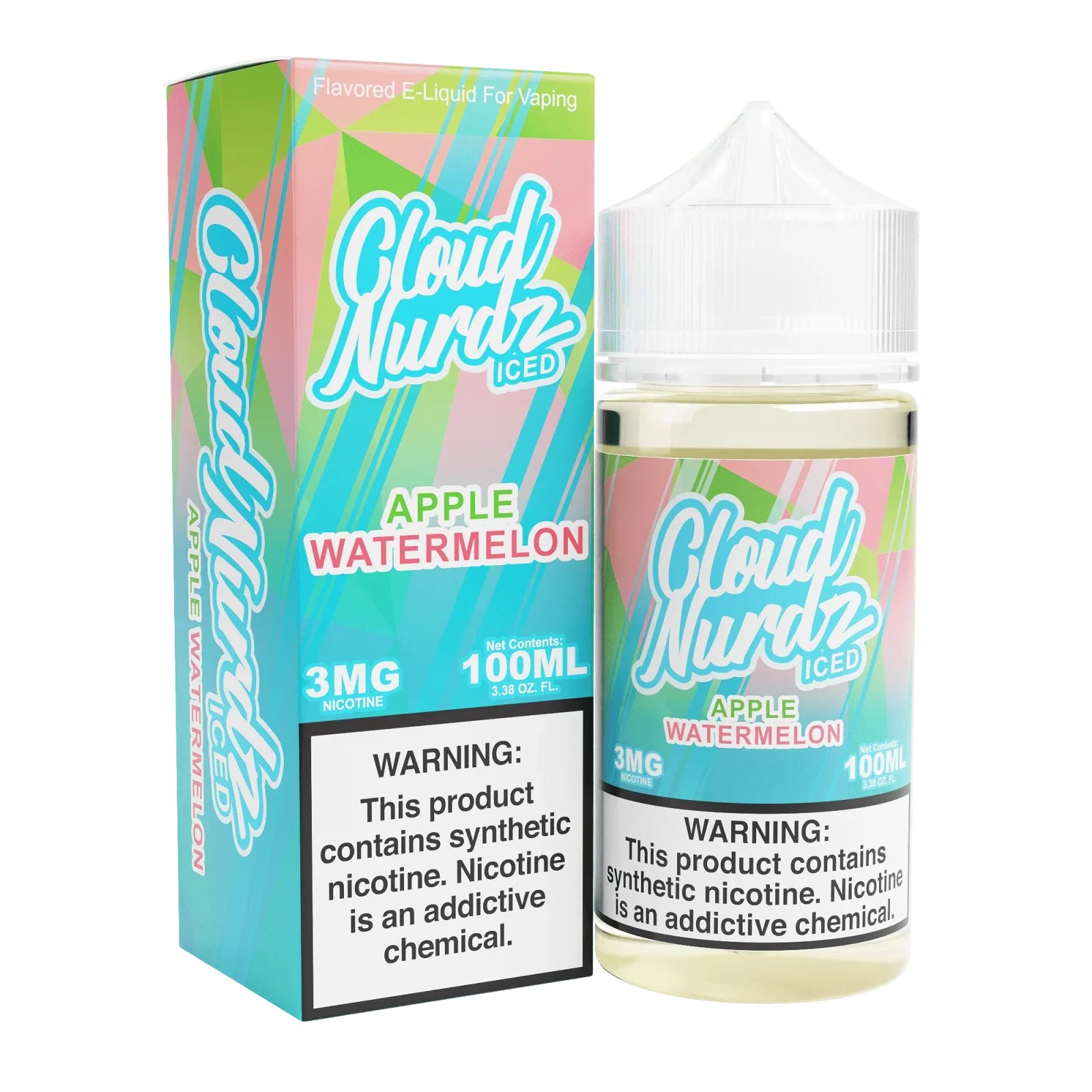 ICED Apple Watermelon - Cloud Nurdz - 100mL