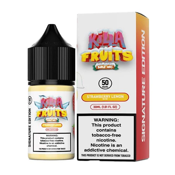 Strawberry Lemon on Ice by Killa Fruits Signature TFN Salts Series 30mL