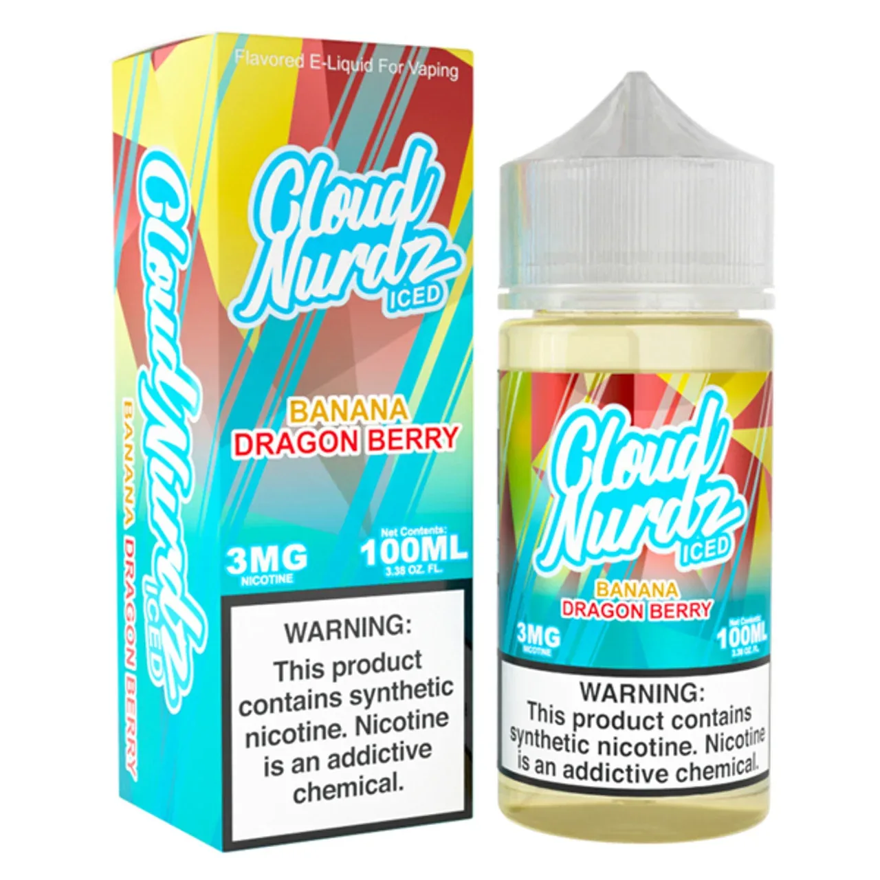ICED Banana Dragon Berry - Cloud Nurdz - 100mL