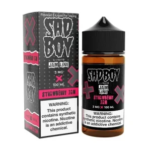 Sadboy E-Liquid Jam Line - Strawberry Jam - 100ml | Only $17.99