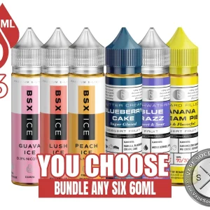 Glas BSX Vapor Bundle 6x60ml (360ml)