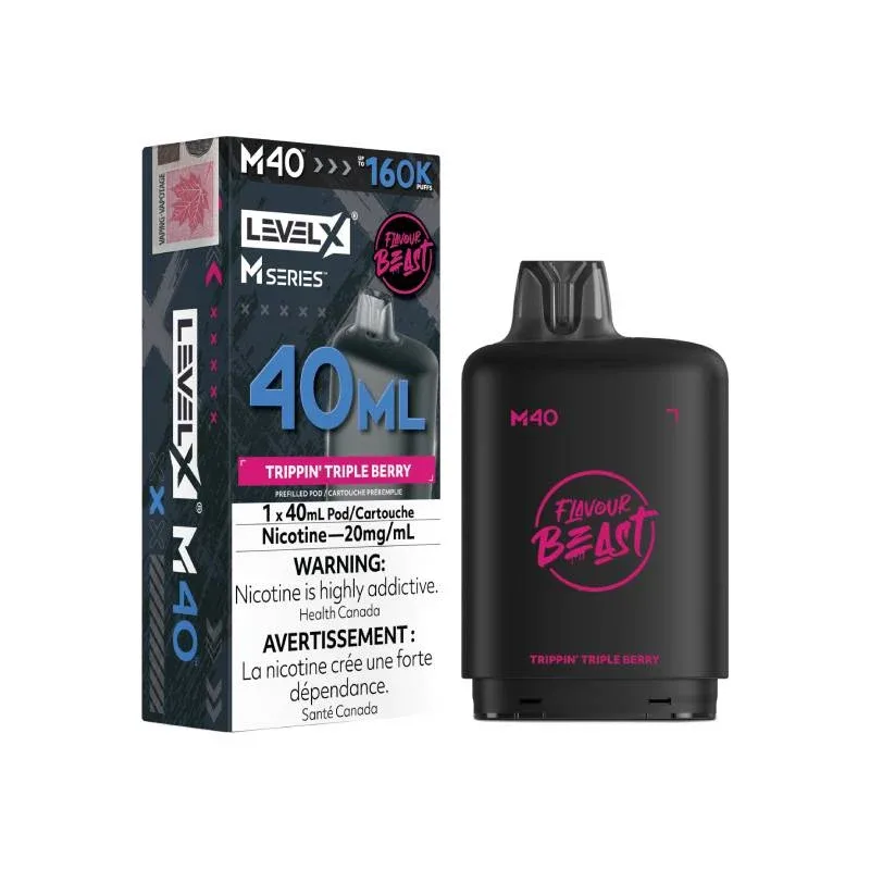 Level X M40 Series - Trippin' Triple Berry 160K Pods