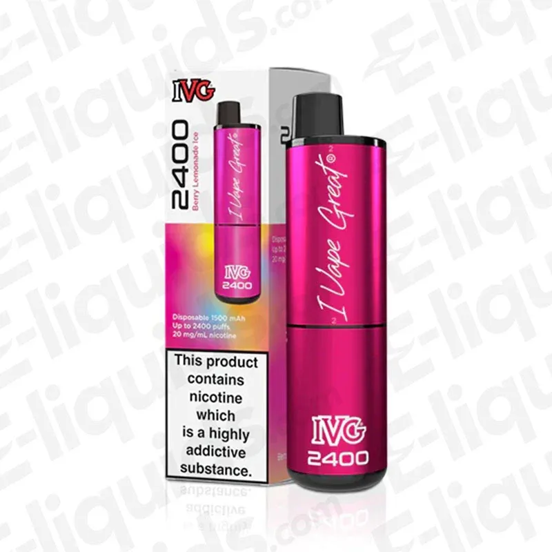 IVG 2400 4-in-1 Berry Lemonade Ice Prefilled Pod Kit