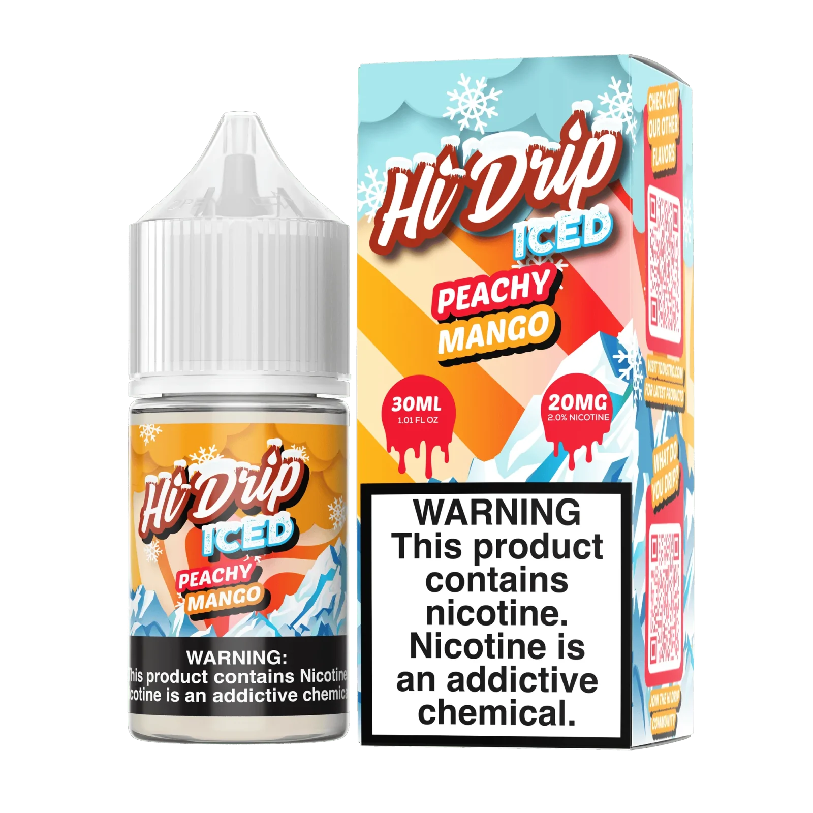 Peachy Mango ICED SALT - Hi Drip - 30mL