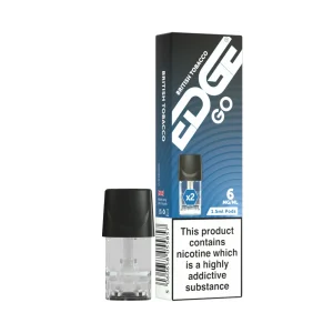 EDGE GO Prefilled Vape Pods - British Tobacco - Pack of 2