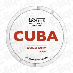 CUBA White Cold Dry Nicotine Pouches