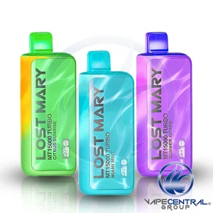 Lost Mary MT15000 Turbo Disposable Vape - 15000 Puffs, Rechargeable, 16+ml