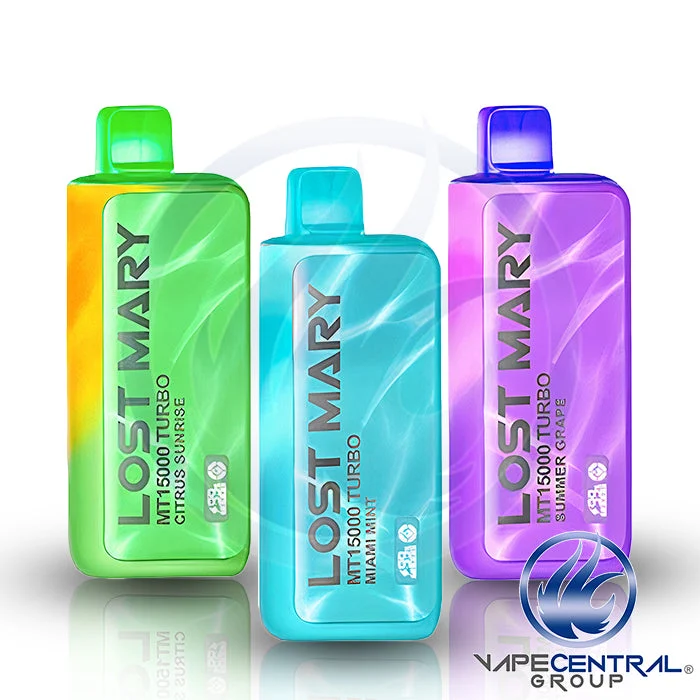 Lost Mary MT15000 Turbo Disposable Vape - 15000 Puffs, Rechargeable, 16+ml