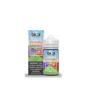 Grape Apple Aloe Iced 7Daze Fusion Series Salt Nic E-Juice 30mL