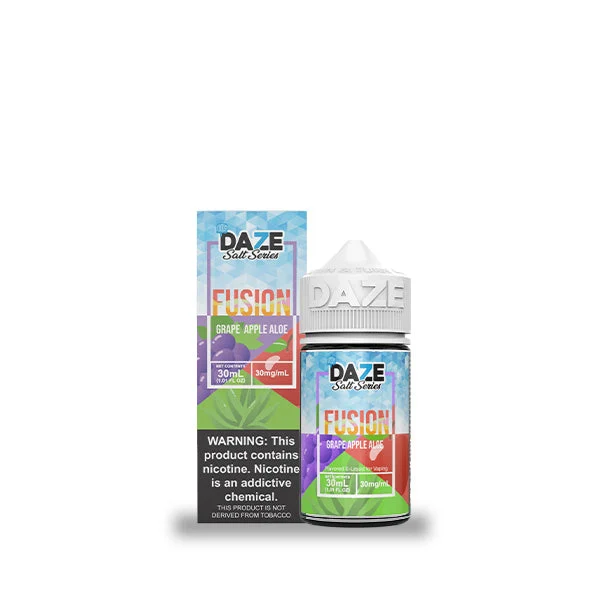 Grape Apple Aloe Iced 7Daze Fusion Series Salt Nic E-Juice 30mL