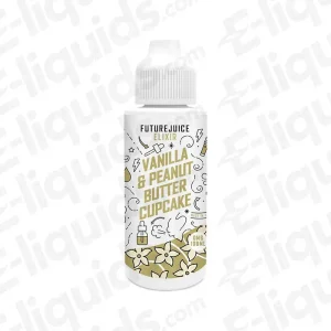 Future Juice Elixir Vanilla Peanut Butter Cupcake 100ml Shortfill Vape Juice