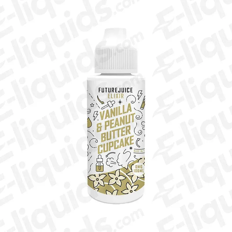 Future Juice Elixir Vanilla Peanut Butter Cupcake 100ml Shortfill Vape Juice