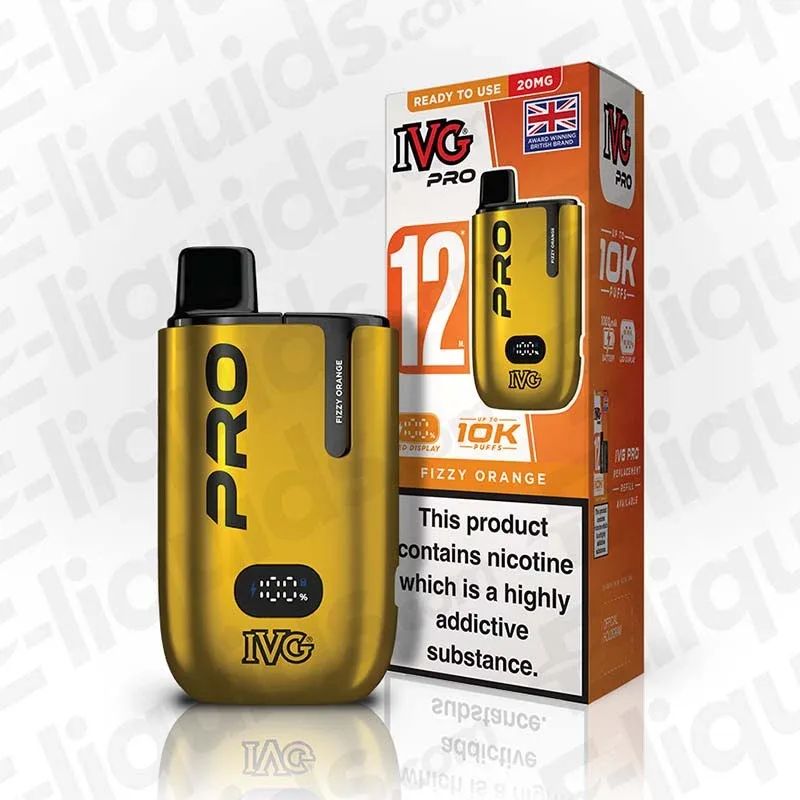IVG Pro 12 20mg Fizzy Orange Prefilled Pod Kit
