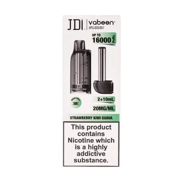 Strawberry Kiwi Guava Vabeen Starmix 16000 Prefilled Pod + Refill by JDI