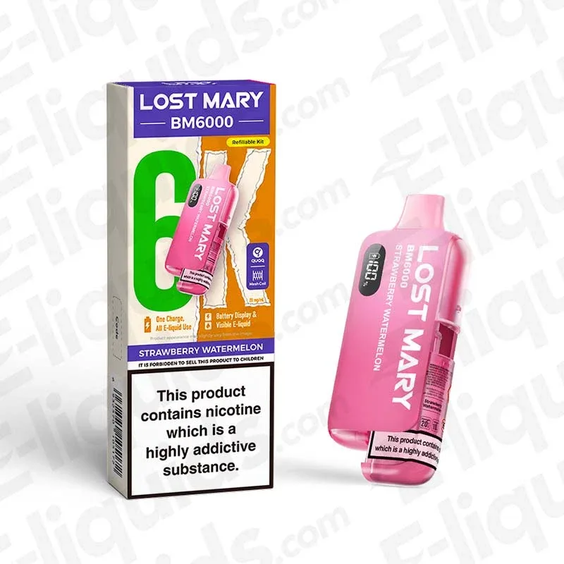 Lost Mary BM6000 Strawberry Watermelon Prefilled Pod Kit