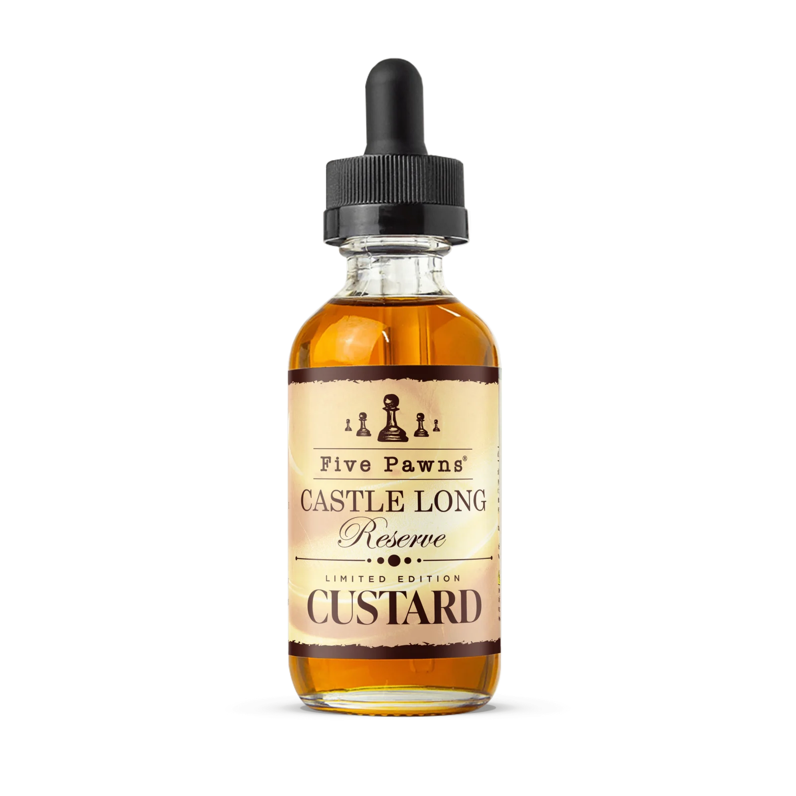 Castle Long Reserve Limited Custard Edition - Five Pawns - 60mL - Image 2