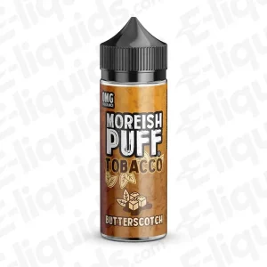 Moreish Puff Tobacco Butterscotch Tobacco 100ml Shortfill Vape Juice