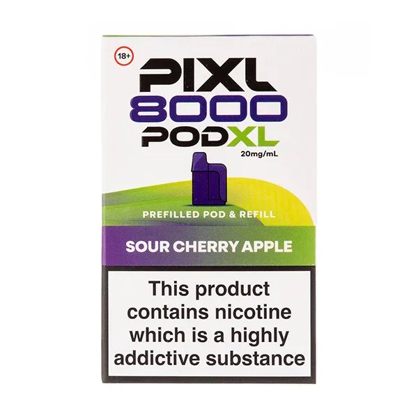 Sour Cherry Apple Pixl 8000 Prefilled Pod + Refill Pack