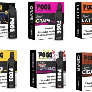 Fogg Disposable Pod System, 3pk
