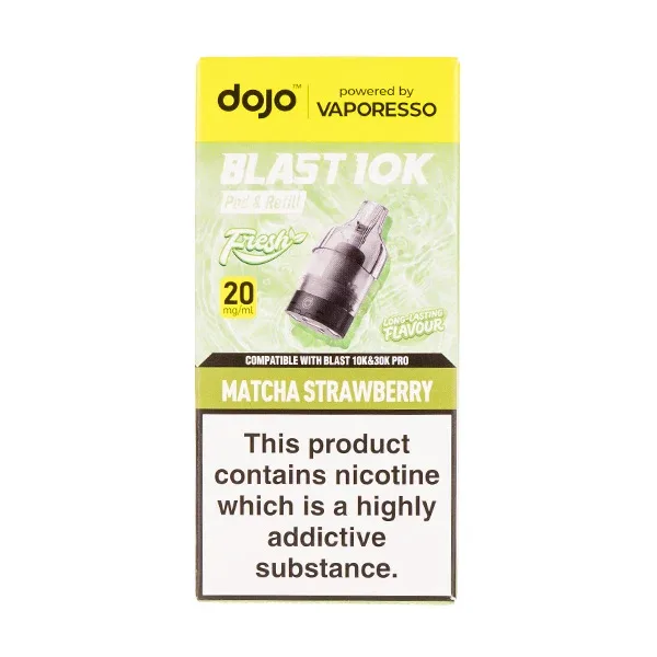 Matcha Strawberry Dojo Blast 10K Prefilled Pod + Refill by Vaporesso