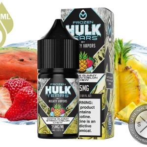 Frozen White Gummy Straw-Melon Chew Hulk Tears Salt 30ml