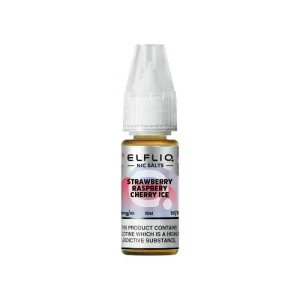 Elfbar Elfliq - Strawberry Raspberry Cherry Ice Nic Salt E-Liquid