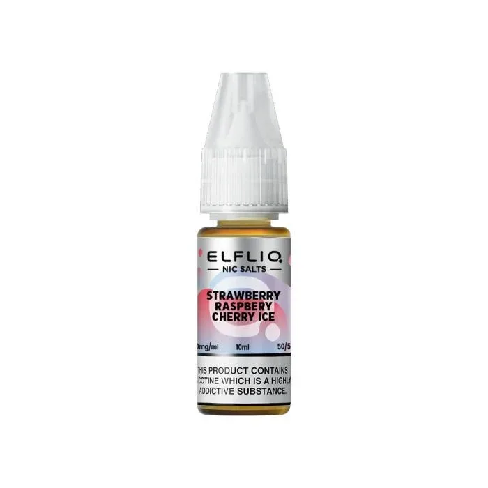 Elfbar Elfliq - Strawberry Raspberry Cherry Ice Nic Salt E-Liquid