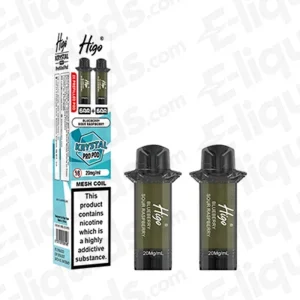 Higo Krystal Pro 600 Blueberry Sour Raspberry Prefilled Pods 2 Pack