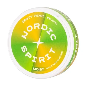 Zesty Pear Standard Nicotine Pouches by Nordic Spirit