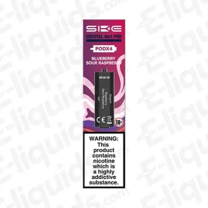 SKE Crystal 2400 4-in-1 Blueberry Raspberries Prefilled Pod
