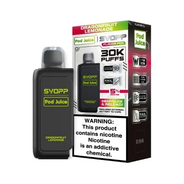 Pod Juice SVOPP 30,000 Puffs Disposable (Pod Only) - Image 2