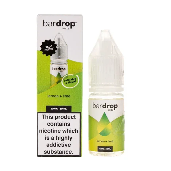 Lemon Lime Nic Salt E-Liquid by Bar Drop