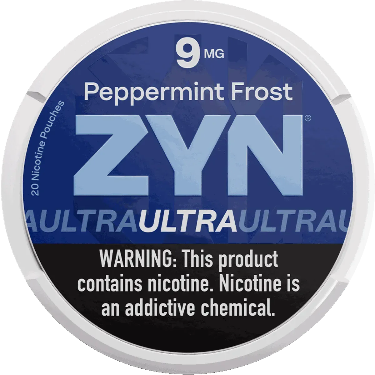 Peppermint Frost - ZYN Ultra Nicotine Pouches - 20ct