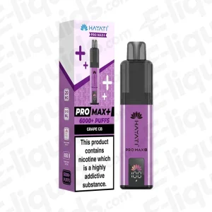 Hayati Pro Max+ 6K Grape GB Prefilled Pod Kit