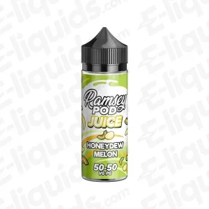 Ramsey E-Liquids Honeydew Melon Ramsey Pod Juice 100ml Shortfill Vape Juice