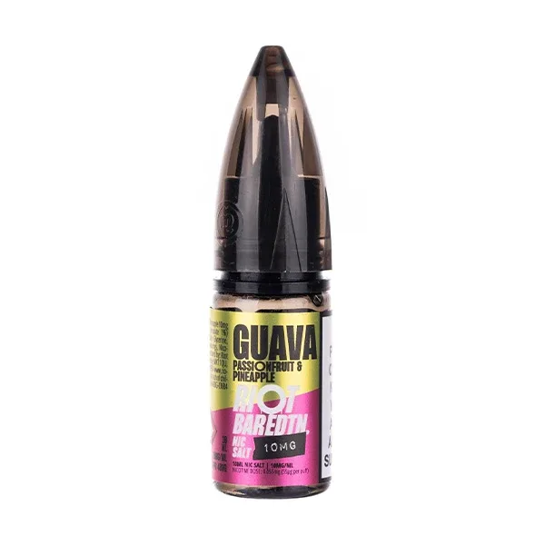 Guava Passionfruit Pineapple Nic Salt by Riot Squad Bar Edtn