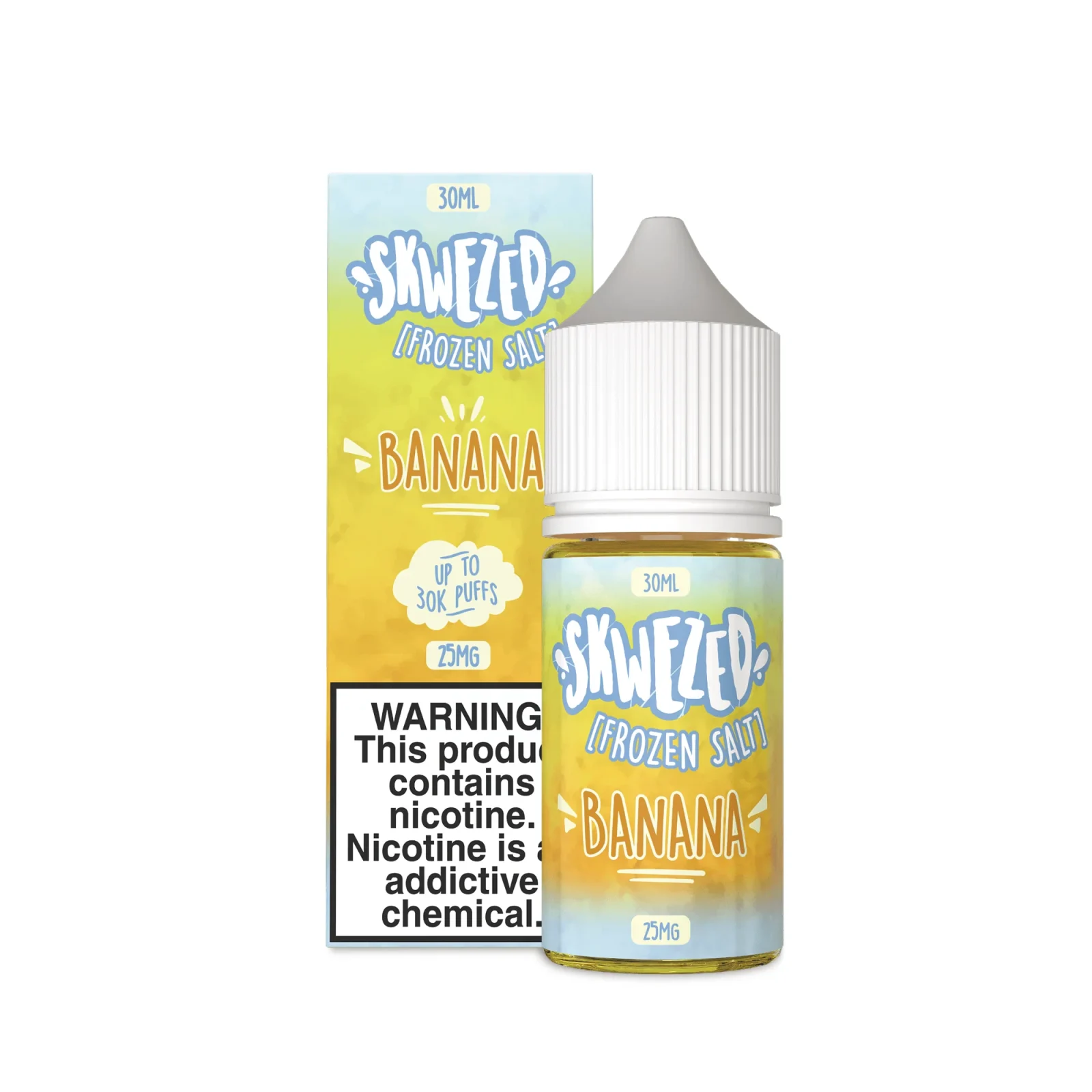 FROZEN Banana (Buhnanza) SALT - Skwezed - 30mL