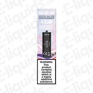 SKE Crystal 2400 4-in-1 Watermelon Strawberry Prefilled Pod