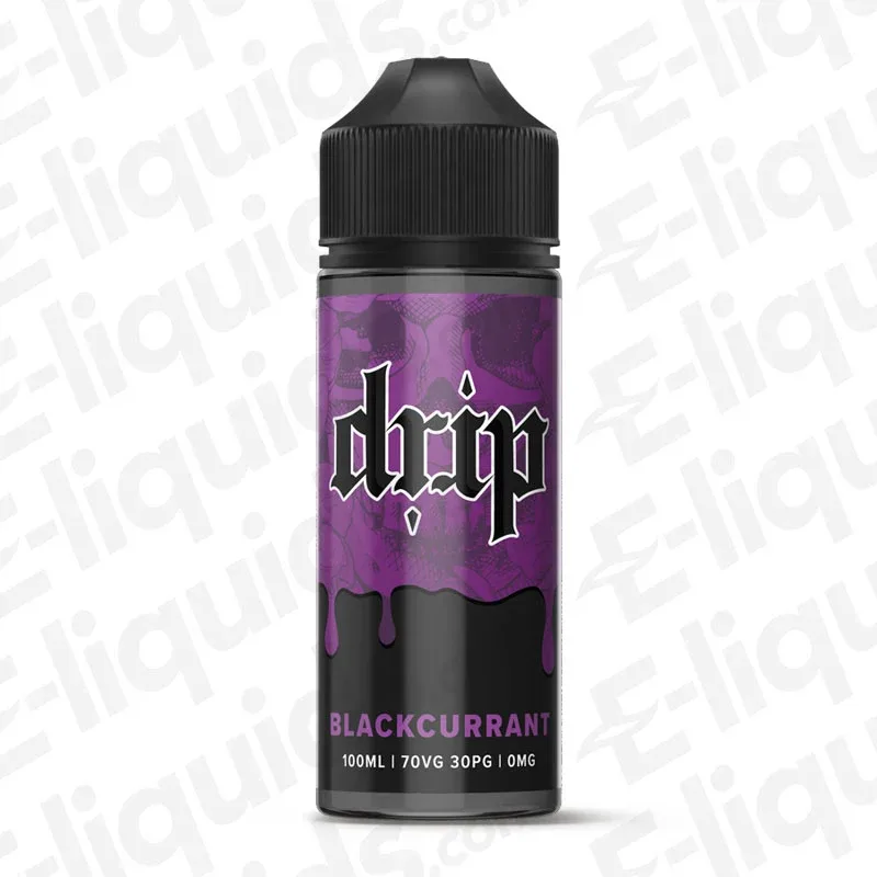 Drip Blackcurrant 100ml Shortfill Vape Juice