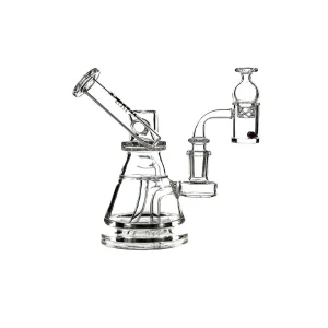 MKGlass TX53 Toxic Pyramid Sidecar 6″ Water Pipe