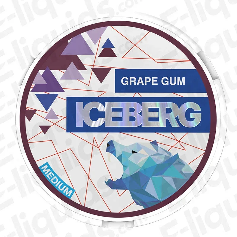 Iceberg Grape Gum Nicotine Pouches - Image 2