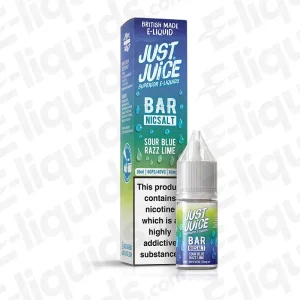 Just Juice Bar Nic Salt Sour Blue Razz Lime