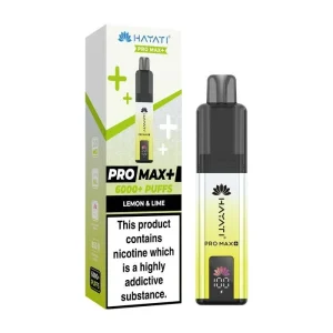 Hayati Pro Max Plus 6000 - Lemon & Lime Prefilled Pod Kit
