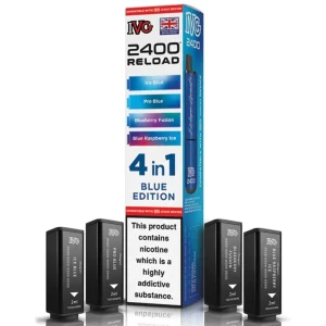 Blue Edition IVG 2400 Reload Refill Pods (x4)