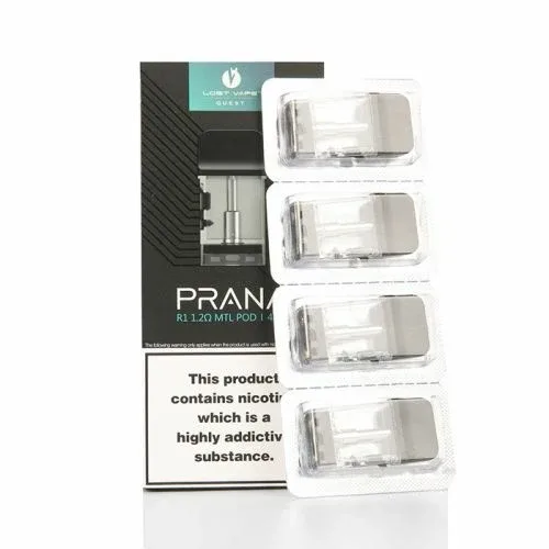 Lost Vape Prana S Replacement Pod Pack of 4