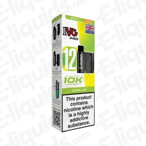 IVG Pro 12 10mg Lemon Lime Prefilled Pod