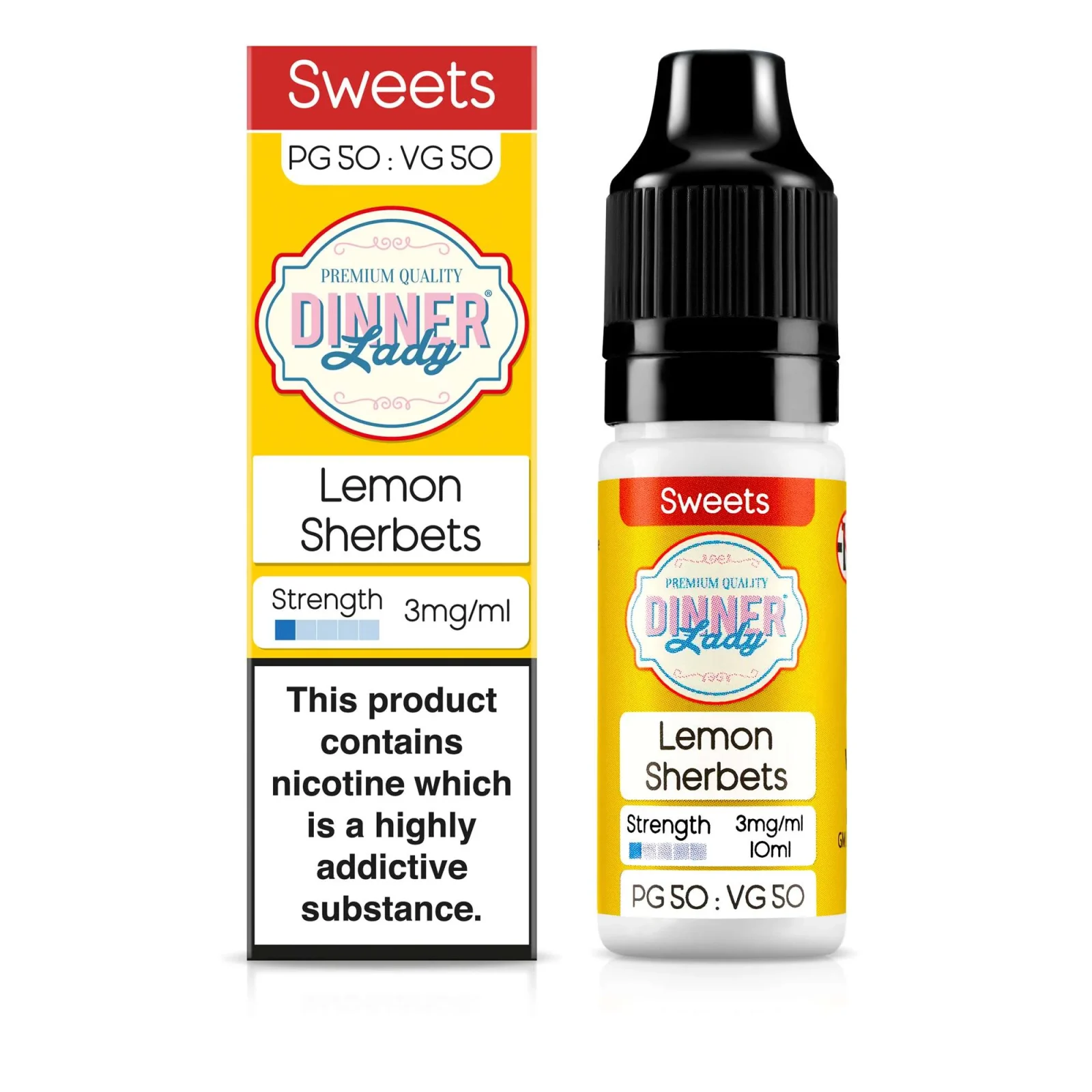 Lemon Sherbets 50:50 10ml E-Liquid - Image 2