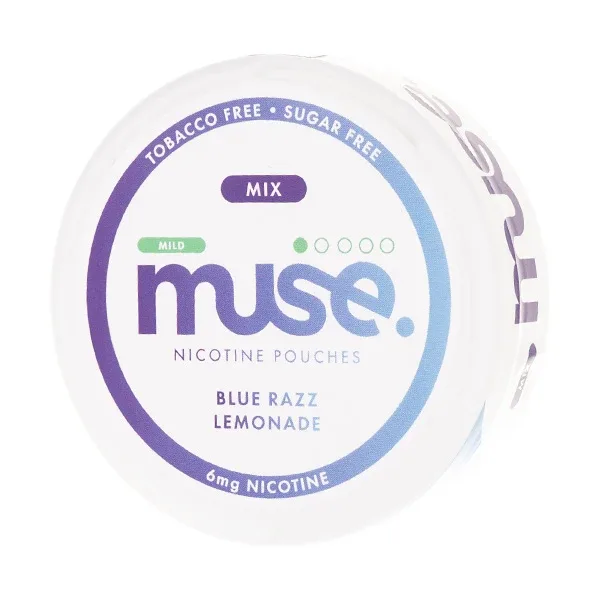 Blue Razz Lemonade Nicotine Pouches by Muse